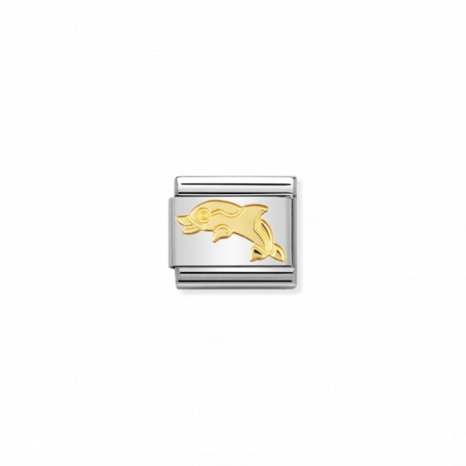 Nomination Classic Link Gold Dolphin Charm