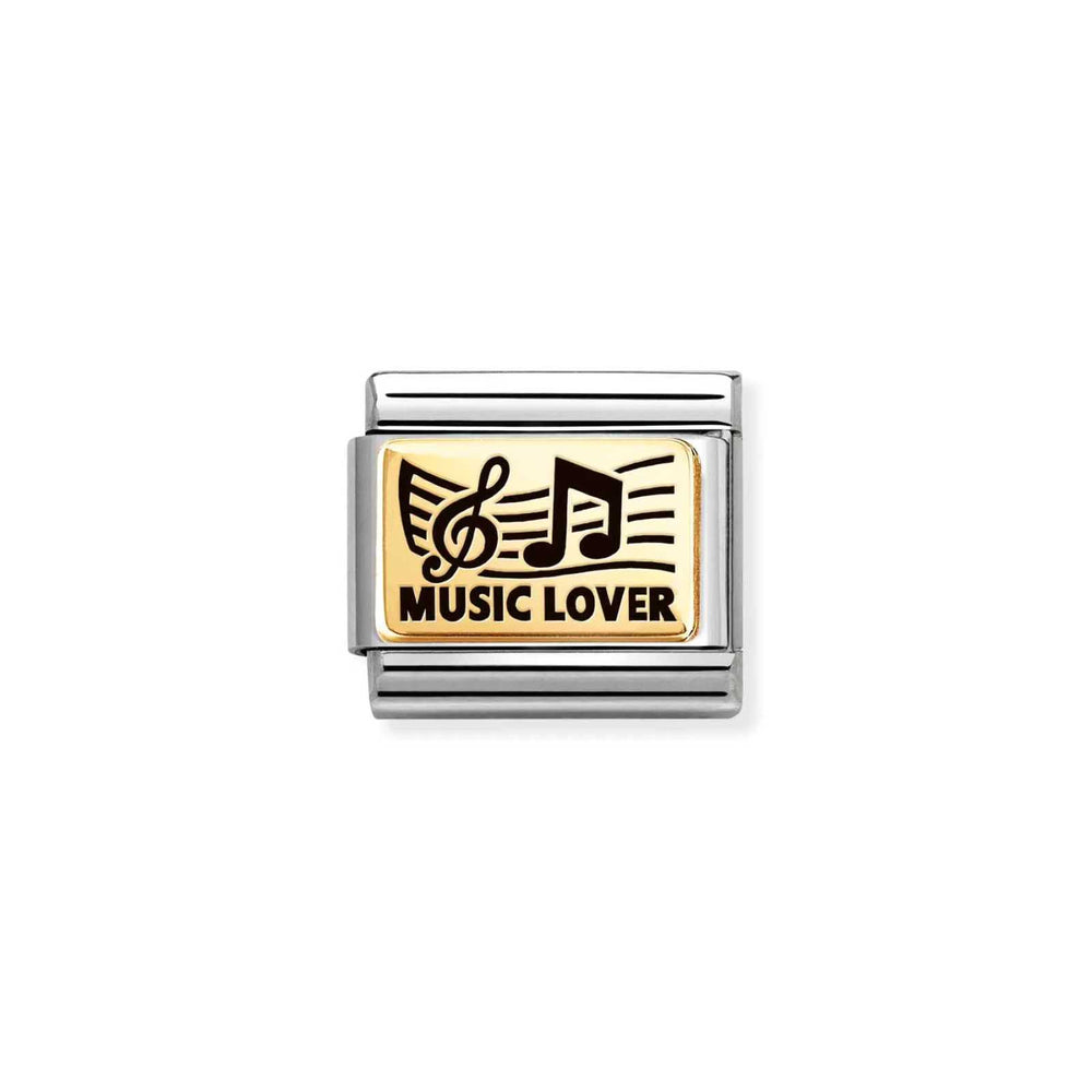 Nomination Classic Link Gold Music Lover Charm