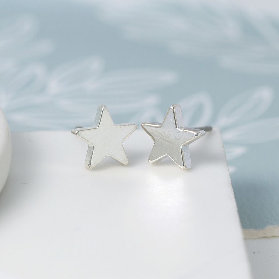 
                  
                    Silver Plated Small Star Stud Earrings
                  
                