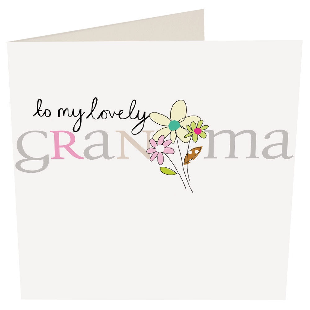 Caroline Gardner Lovely Grandma Card