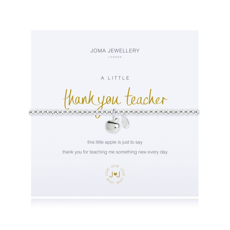 Joma A Little - Thank You Teacher Bracelet