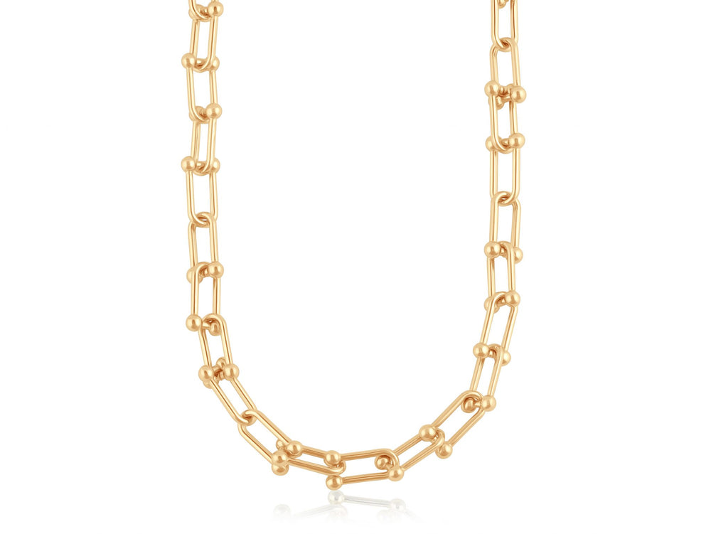 Renata Statement Chunky Chain Necklace - Gold