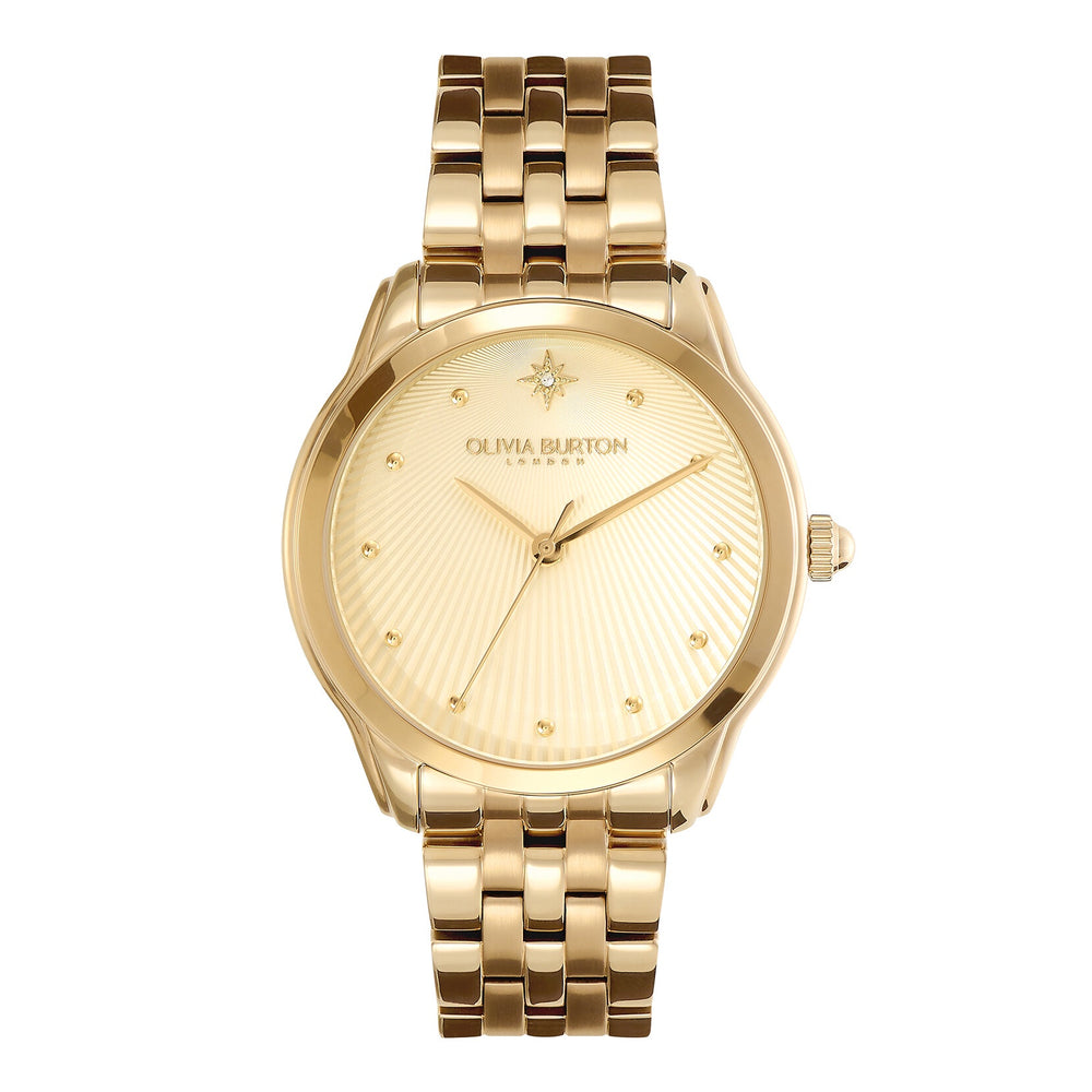 Olivia Burton Starlight Light Gold Bracelet Watch