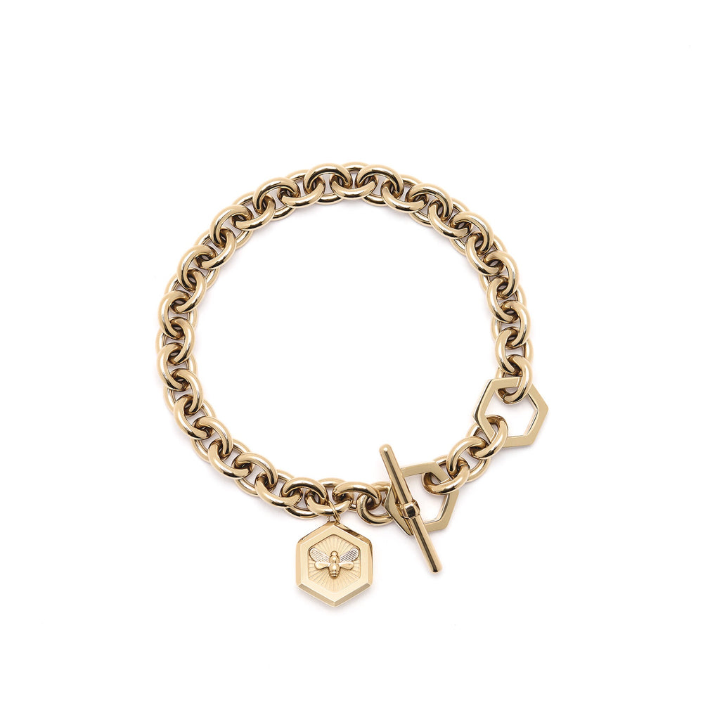 Olivia Burton Minima Bee Toggle Bracelet - Gold