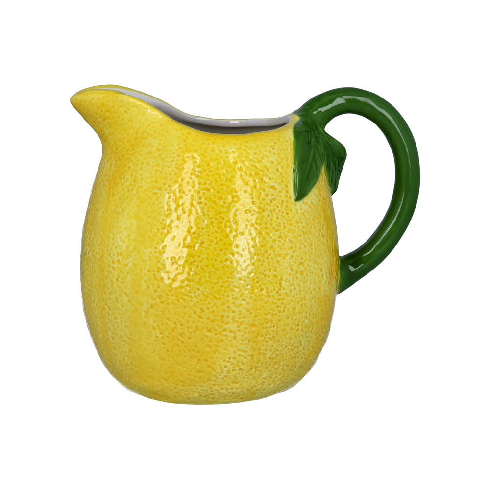 Gisela Graham Ceramic Jug - Lemon