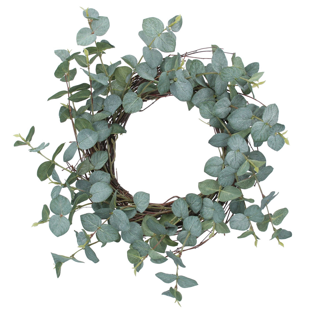 Gisela Graham Faux Wreath - Eucalyptus/Twig