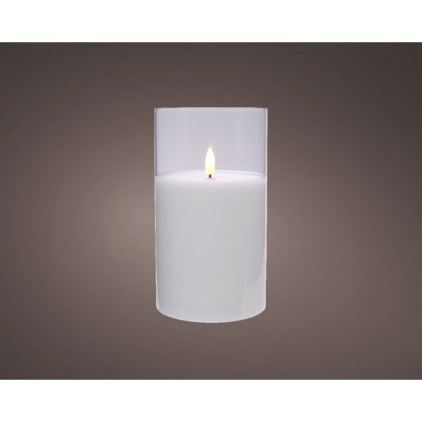 LED  Candle in Glass Votive - D.7.5cm