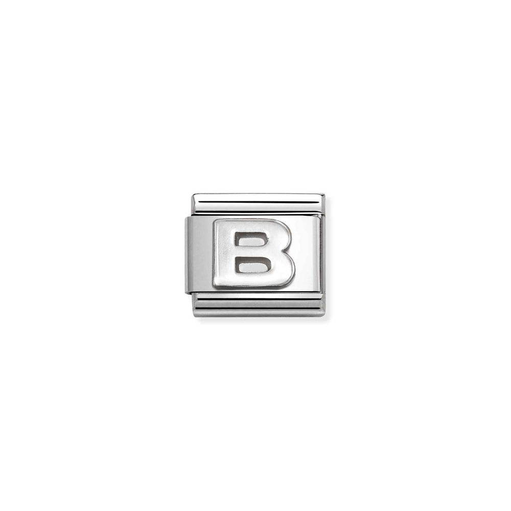 Nomination Classic Silver Charm - Letter B