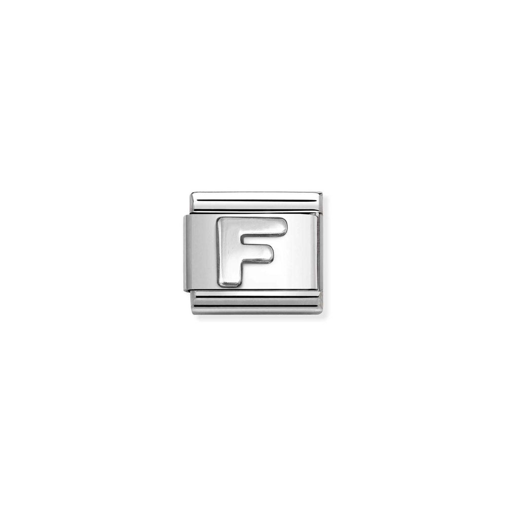 Nomination Classic Silver Charm - Letter F