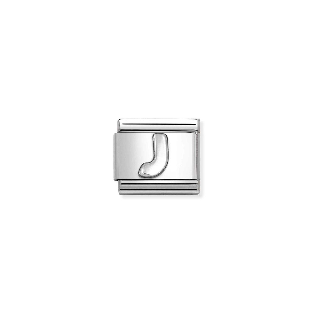 Nomination Classic Silver Charm - Letter J