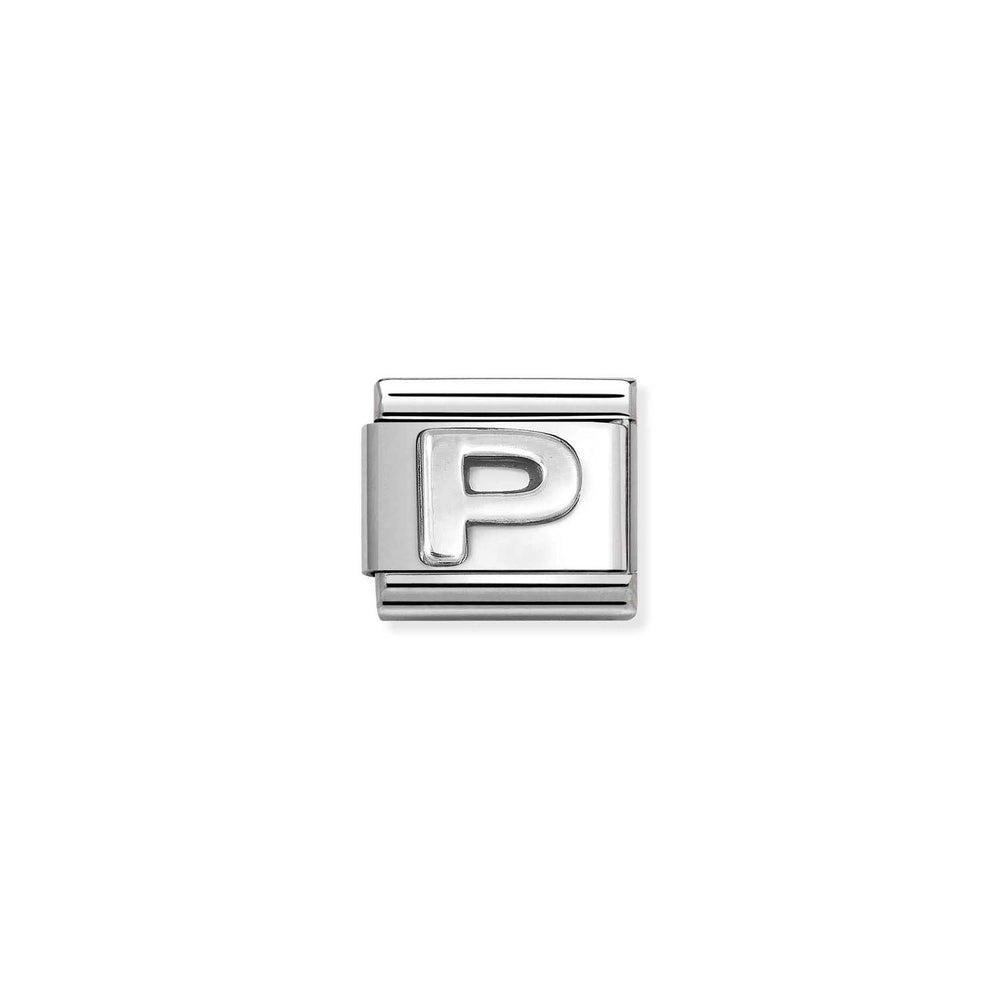 Nomination Classic Silver Charm - Letter P