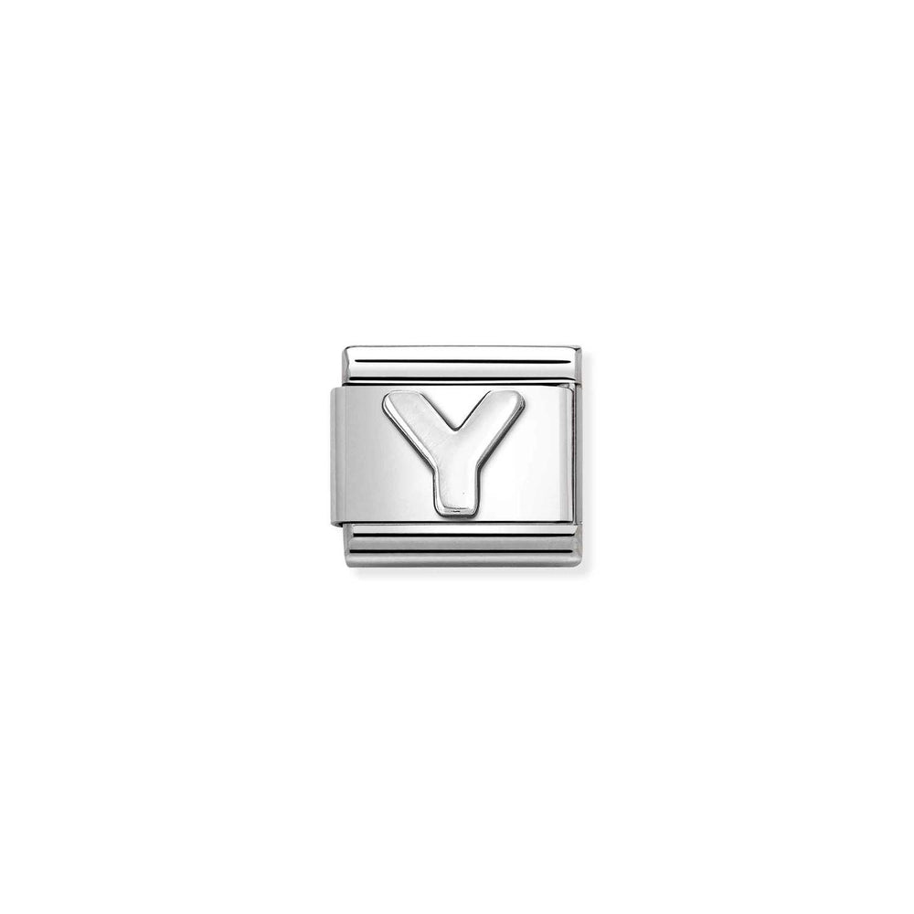 Nomination Classic Silver Charm - Letter Y