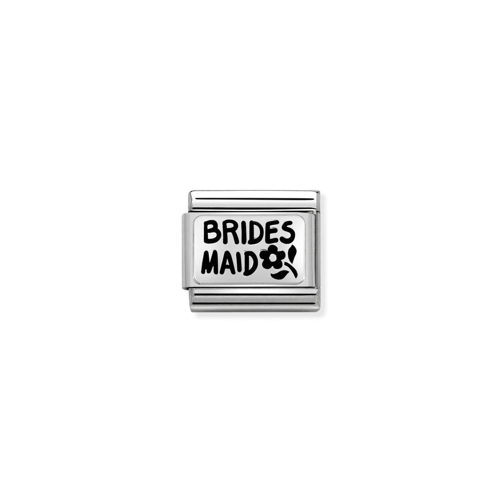 Nomination Classic Link Oxidized Silver Bridesmaid Charm