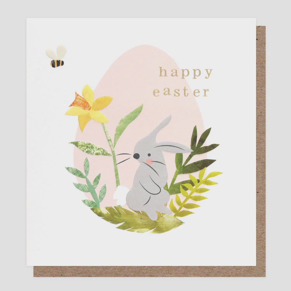 Caroline Gardner Happy Easter Bunny Greetings Card