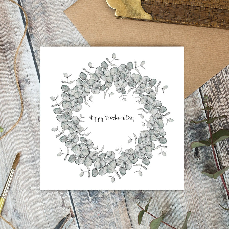 Toasted Crumpet Greetings Card - Mother's Day Eucalyptus