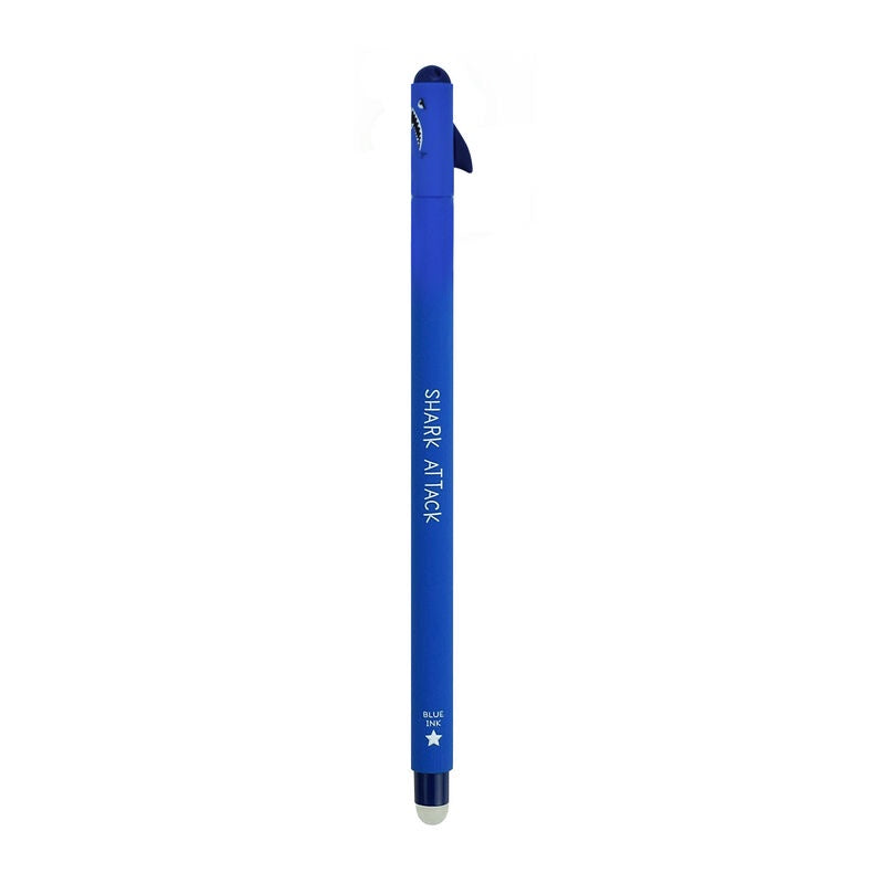 Erasable Shark Pen (Blue Ink)