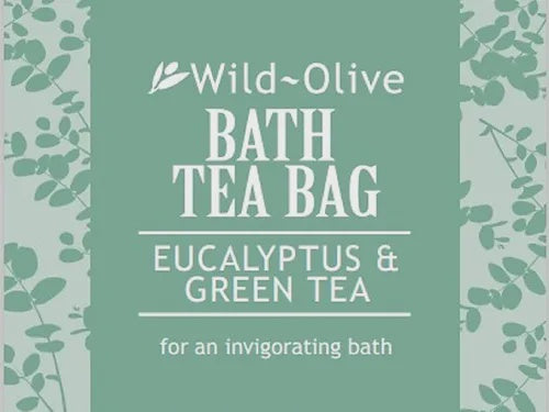 Wild Olive Bath Tea Bag - Eucalyptus & Green Tea
