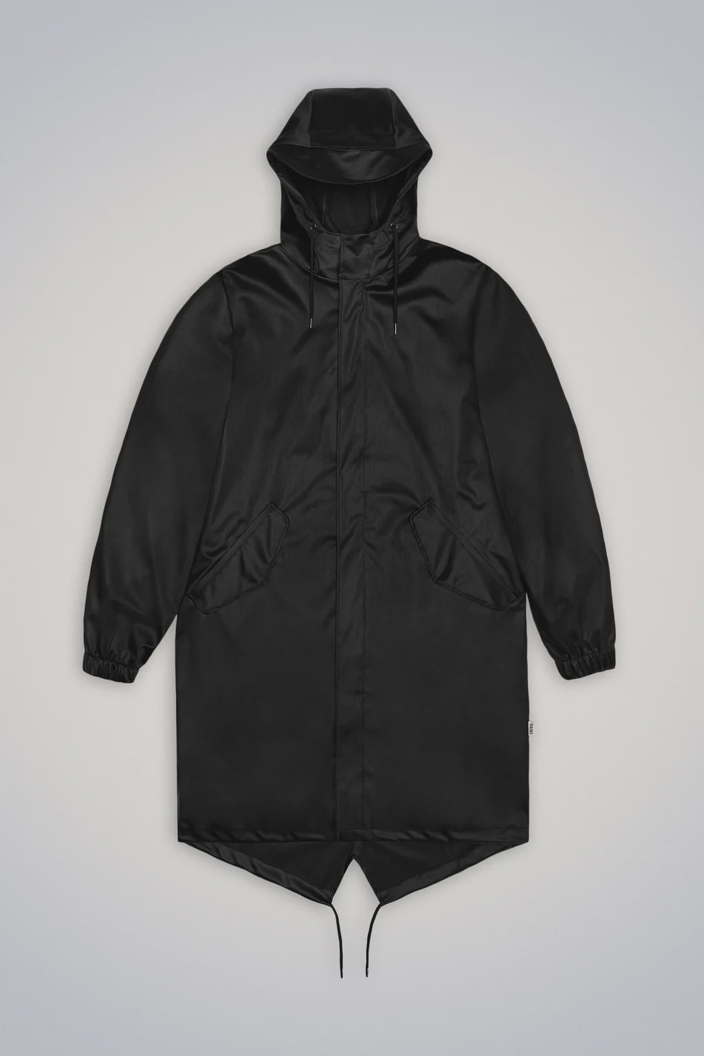 
                  
                    Rains Long  Fishtail Parka Jacket - Black
                  
                
