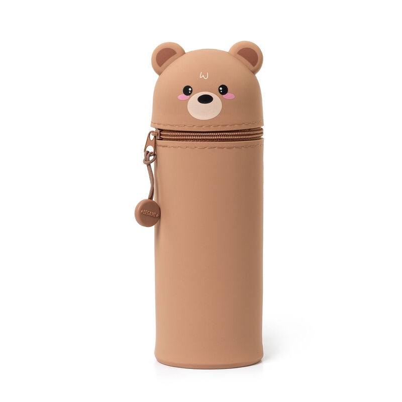 Legami 2 in 1 Soft Silicone Pencil Case - Bear