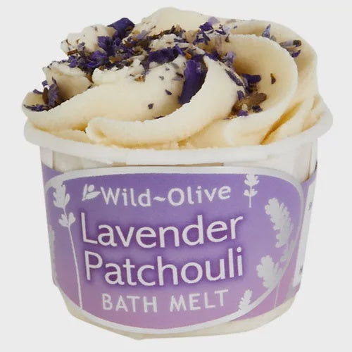 Wild Olive Bath Melt - Lavender & Patchouli