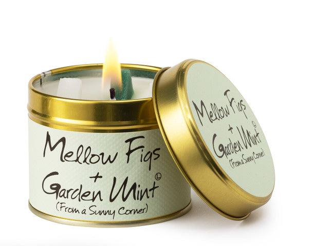 Lily Flame Mellow Figs & Garden Mint Candle Tin