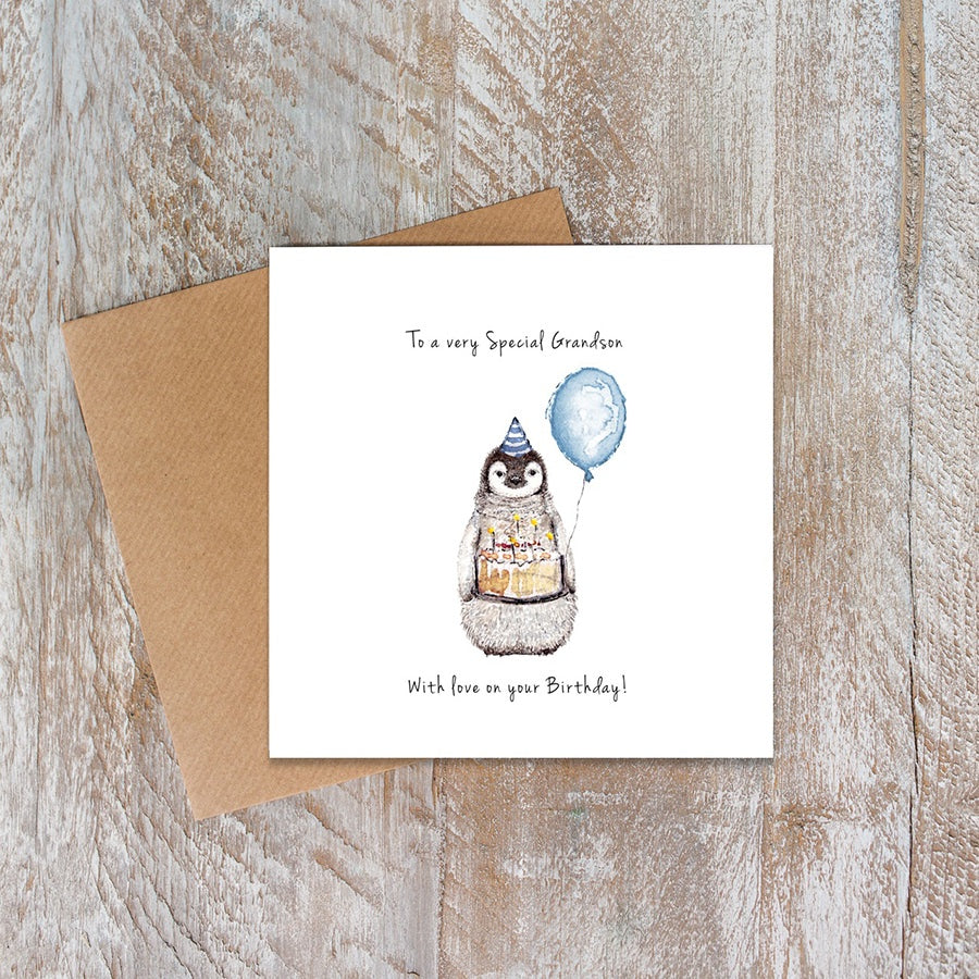 Toasted Crumpet Greetings Card - Special Grandson