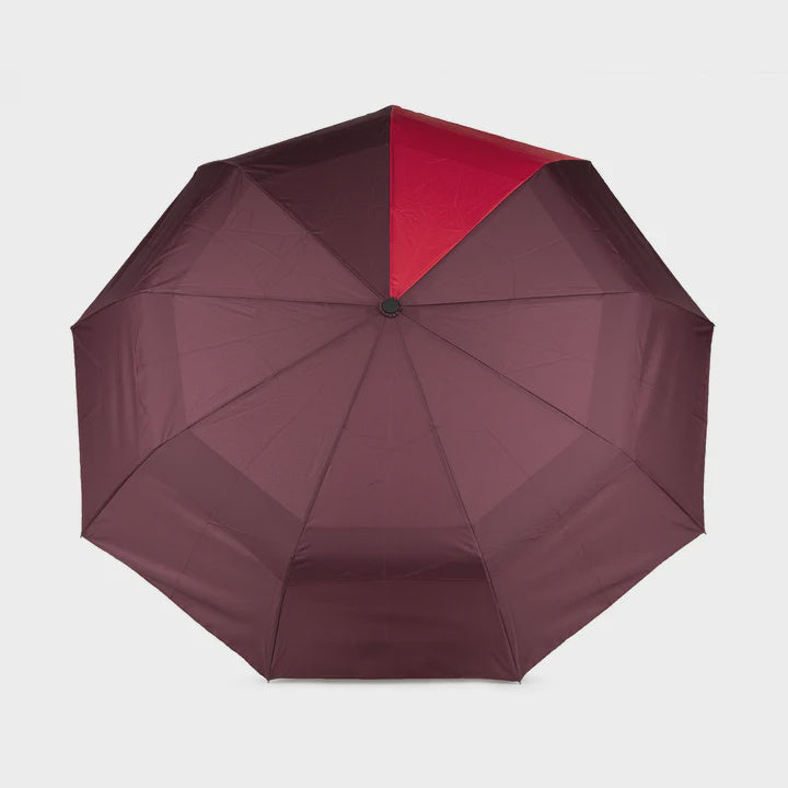 Roka Waterloo Sustainable Umbrella - Cranberry/Plum