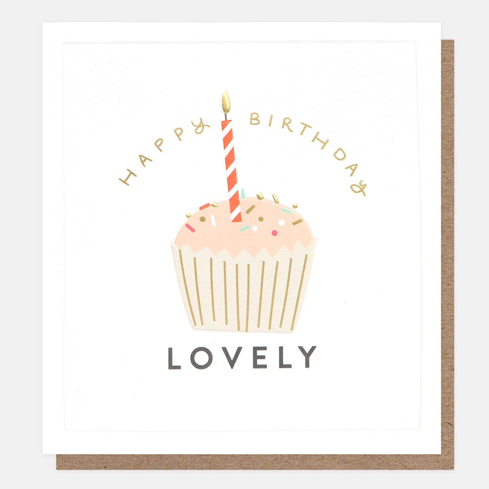 Caroline Gardner Lovely Cupcake Birthday Greetings Card