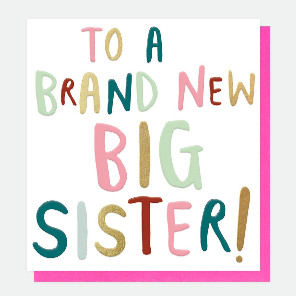 Caroline Gardner Big Sister Greetings Card
