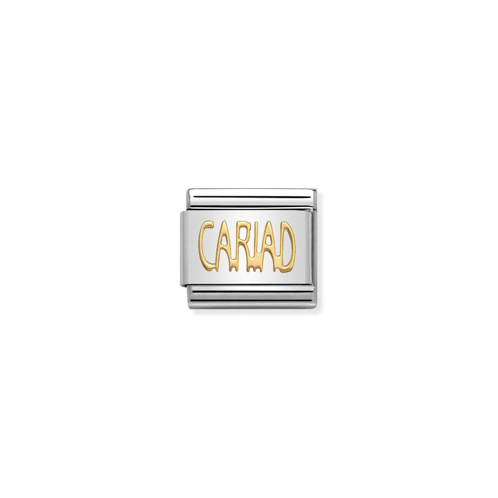 Nomination Classic Link Writings 18K Gold Cariad