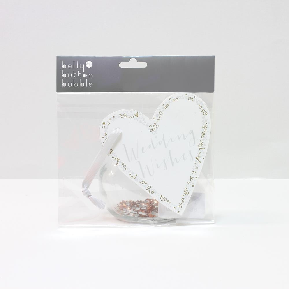 Belly Button Bubble Tags - Wedding Hearts
