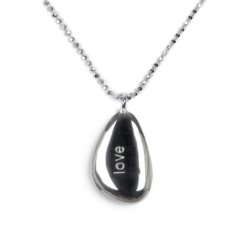 Tales From The Earth Chiming Pebble Necklace - Love