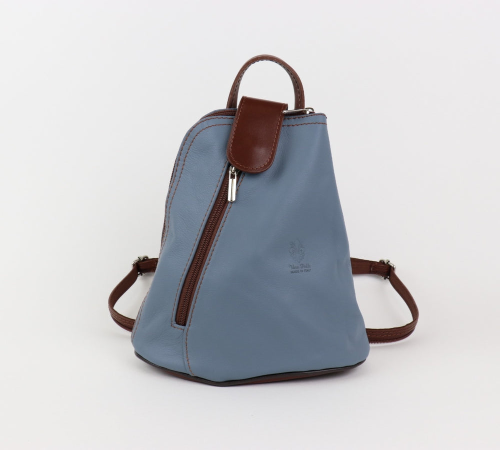 Bagitali Florenza Mini Backpack - Denim Blue