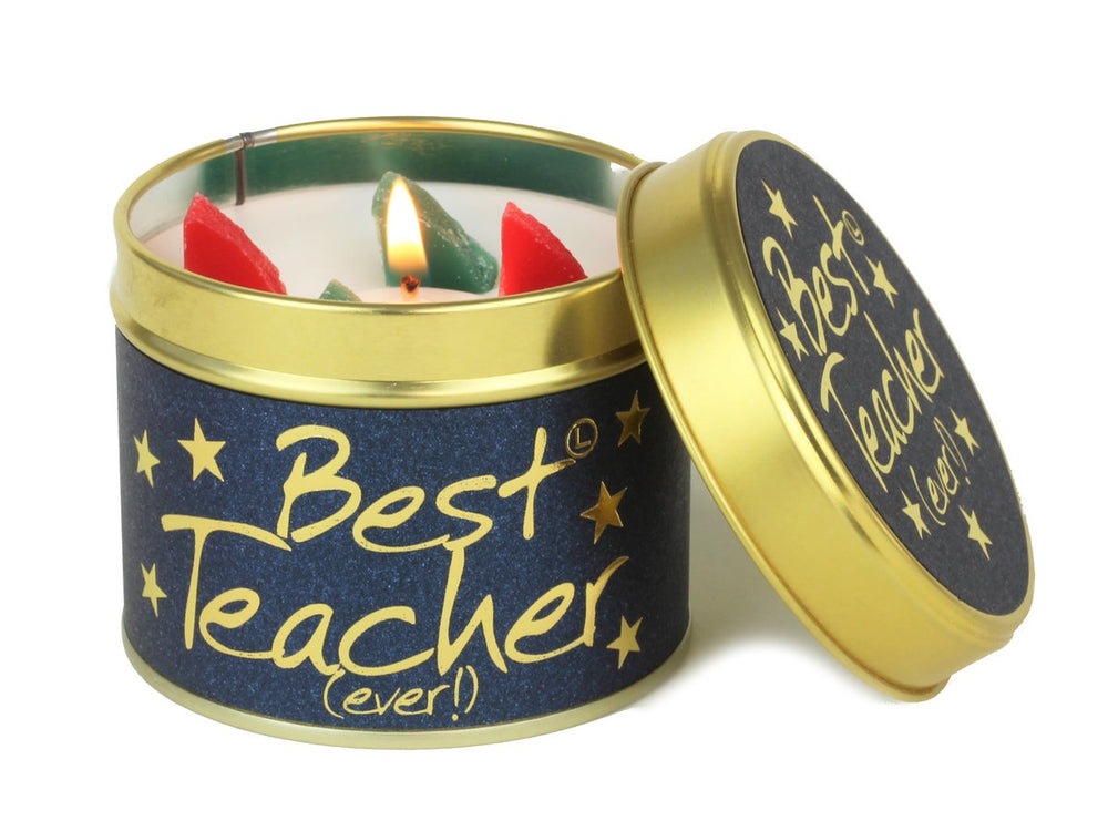 Lily Flame Best Teacher Ever Candle Tin