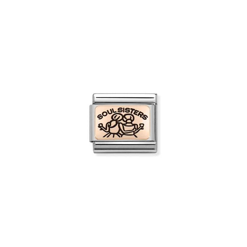 Nomination Composable Classic Rose Gold Charm - Soul Sisters
