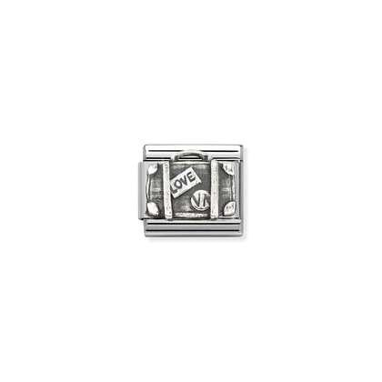 Nomination Classic Silver Suitcase Charm